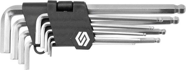 Toya HEX KEY W. BALL SET 9PCS 210MM CrV