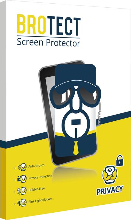 Actual product image BROTECT Anti-spy privacy film Blue light protection film (1 Piece, Terra Pad 1162 N4120 W11 Pro)