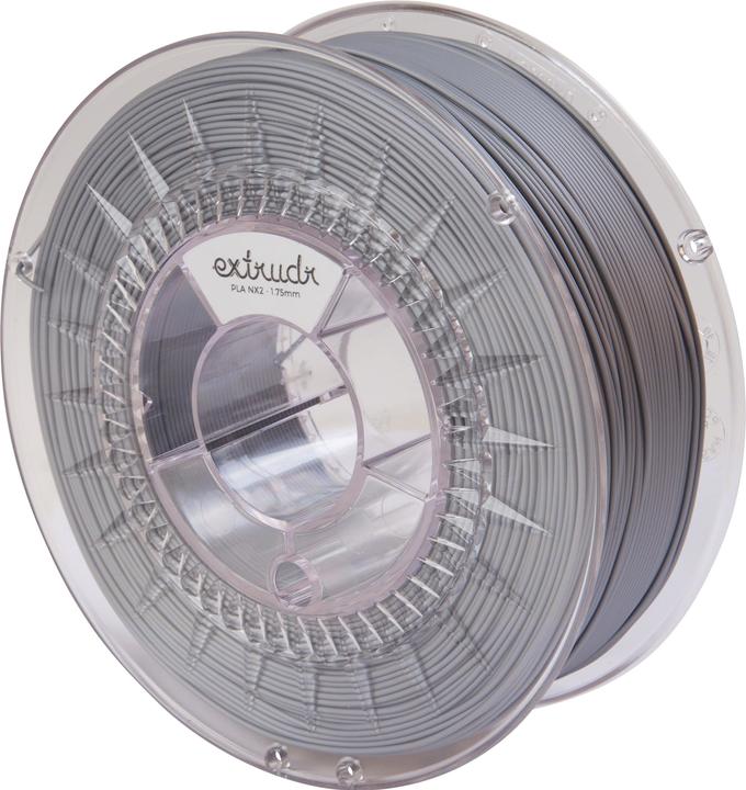 Image du produit Extrudr PLA NX2 Argent 1,75 mm 2.500 g (PLA, 1.75 mm)