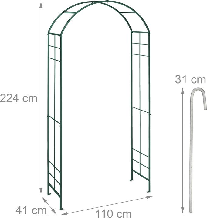 Actual product image Relaxdays Rose arch (41 cm, 110 cm)