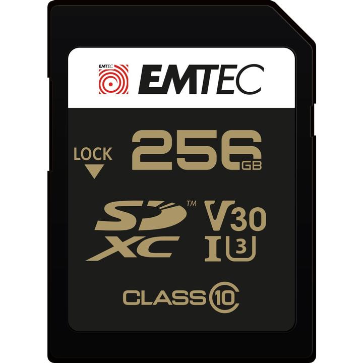 Actual product image Emtec SD 256GB UHS-I U3 SpeedIN (256 GB, SDXC, U3, UHS-I)