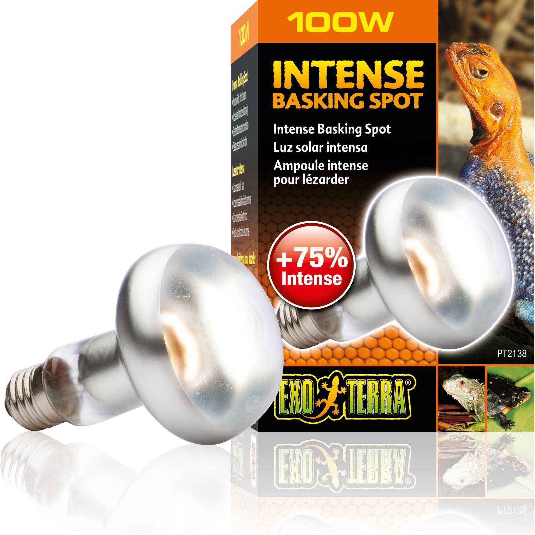 Exo Terra Lampada Sun Glo Heat Spot TB 100W (UVB), Illuminazione terrario