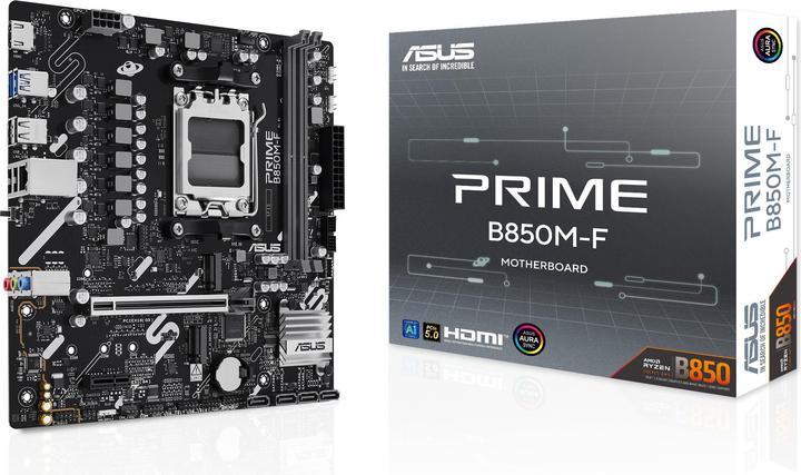 Productafbeelding ASUS PRIME B850M-F (AM5, AMD B850, mATX)