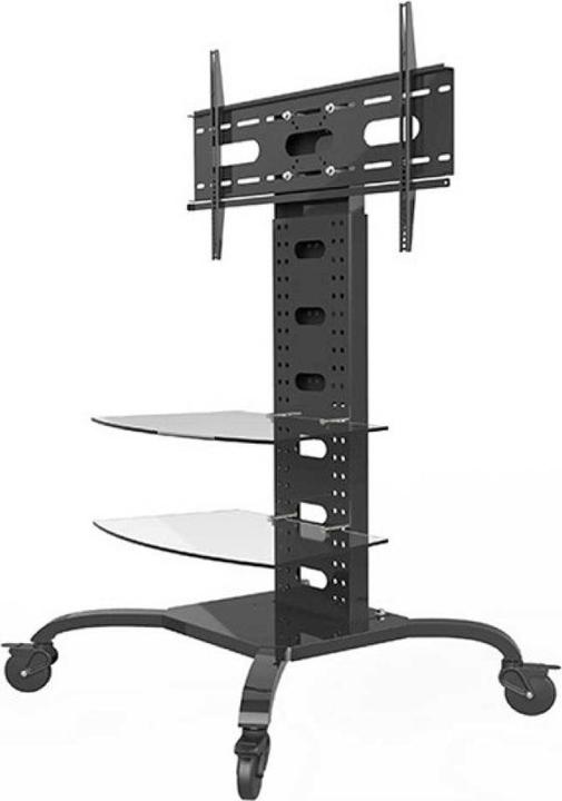 Techly TV LED/LCD Wagen f. LCD LED TV mit 2 Ablagen (68 kg, 31" - 70")