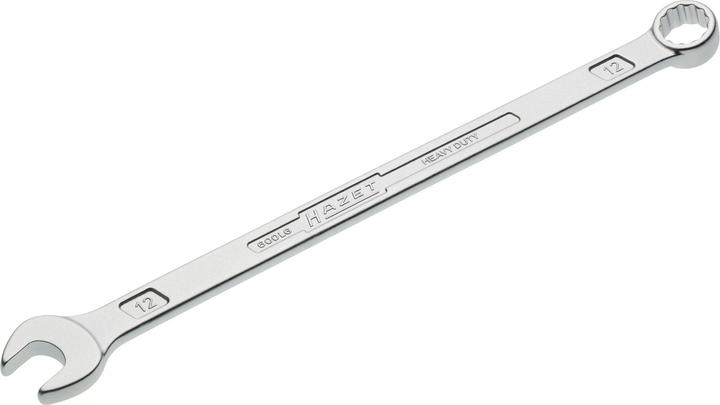 Actual product image HAZET Combination wrench ∙ extra long ∙ slim design 600LG-12 ∙ Outside 12-point traction profile ∙ … (12 mm)