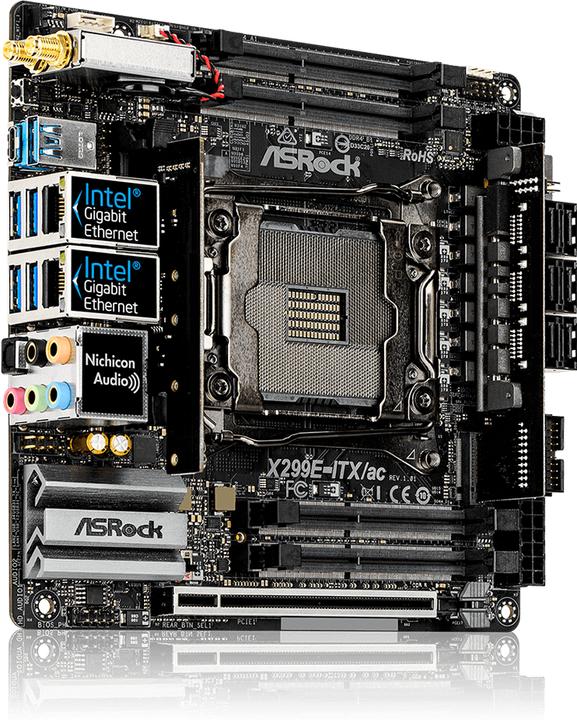Produktbild AsRock X299e-Itx/Ac (LGA 2066, Intel X299, Mini-ITX)