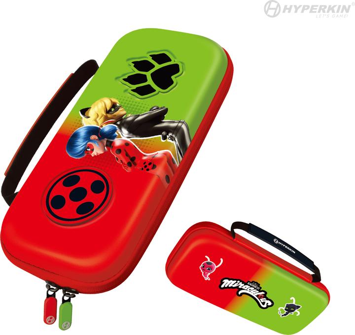 Produktbild Hyperkin Switch Tasche Miraculous Bug & Cat (Switch, Switch Lite, Switch OLED)