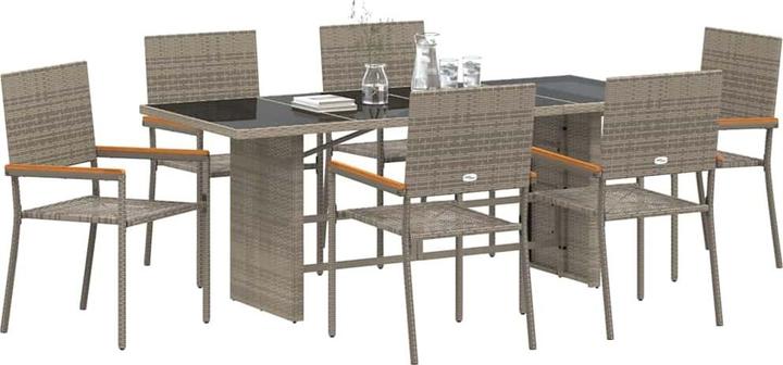 Actual product image vidaXL Garden dining set (190 x 80 x 75 cm)