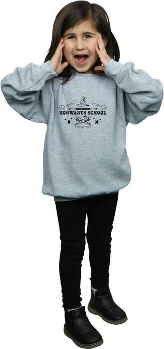 Actual product image Girls Hogwarts First Year Sweatshirt (140, 146)