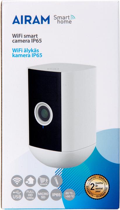Immagine prodotto Airam Telecamera SmartHome IP65, connessione Wi-Fi