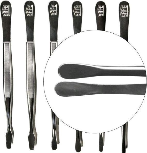 Safe Pinzette vernickelt 120 mm