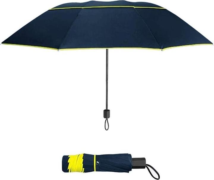 Image du produit JTI Parapluie coupe-vent, 130 cm - Bleu