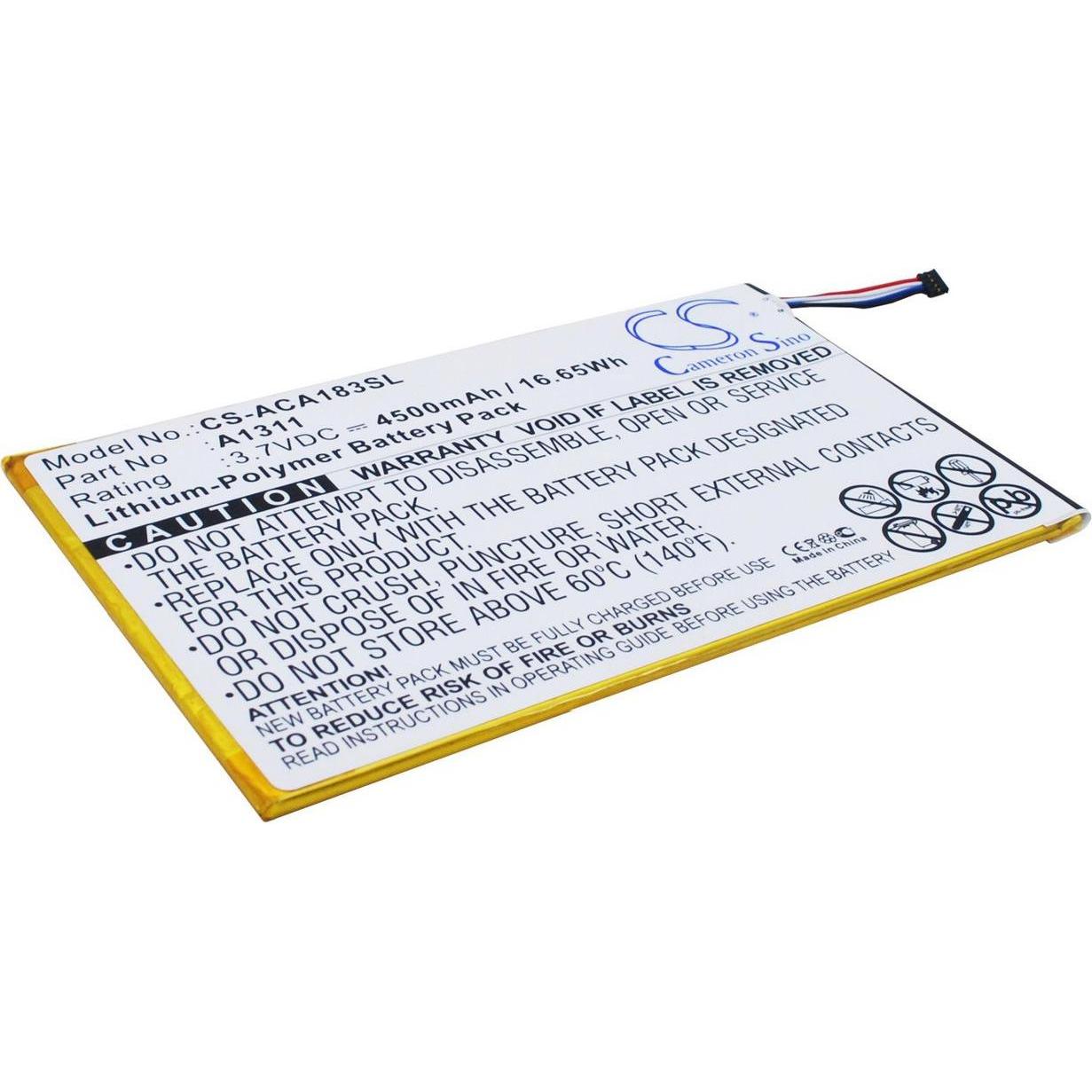 CoreParts Battery for Acer Mobile (4500 mAh), Notebook Akku, Schwarz