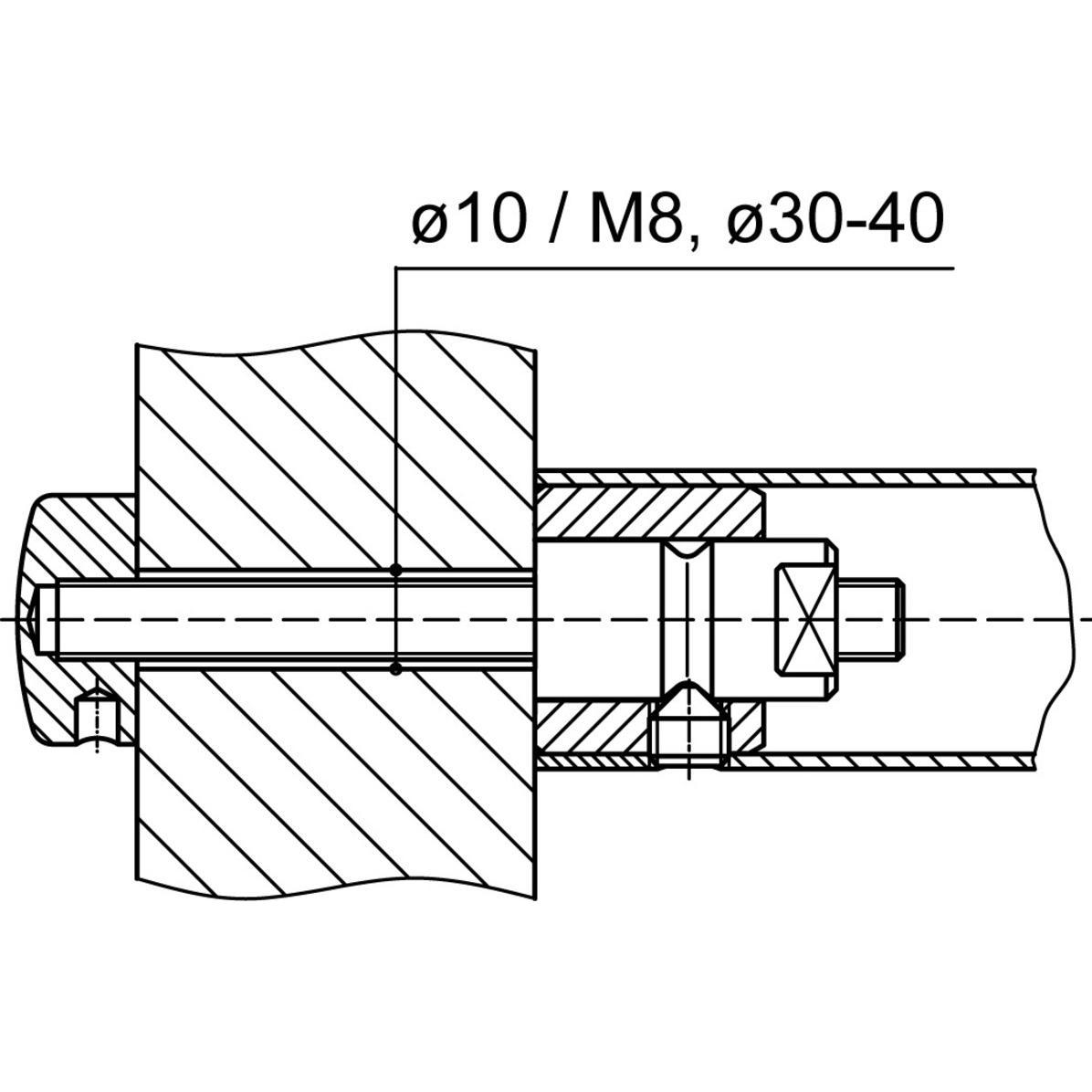 Dormakaba, Türgriff + Fenstergriff, Montagesets OGRO GZ 202 (Türgriff)