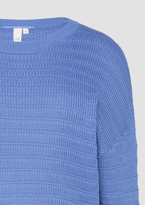 Immagine prodotto s.Oliver Strickpullover Baumwollmix-Pullover mit Strukturmuster (XL)
