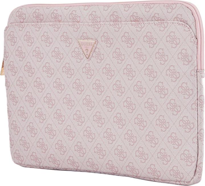 Immagine prodotto Guess Bag Sleeve 14" 4G Zipper Pocket Triangle Logo pink (14")