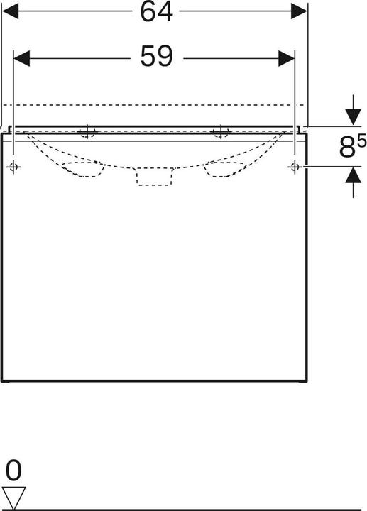 Produktbild Geberit 500.610.16.1 (64 x 47.5 x 53.5 cm)