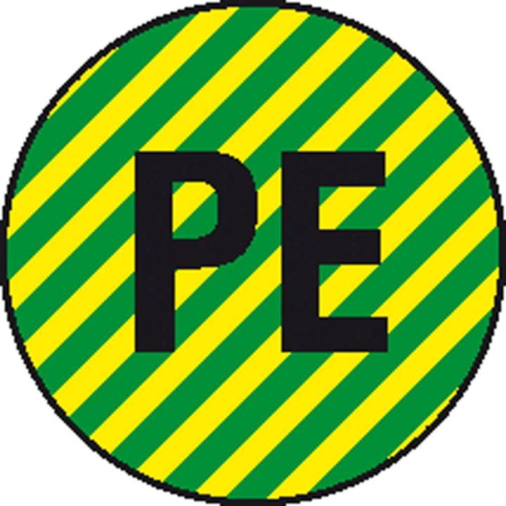 Productafbeelding SafetyMarking Etiketten PE Beschermende aarde