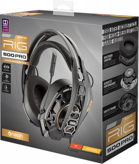 Produktbild Nacon Gaming RIG 500 Pro HA G2 Atmos - Black/Copper (PC) (Kabelgebunden)