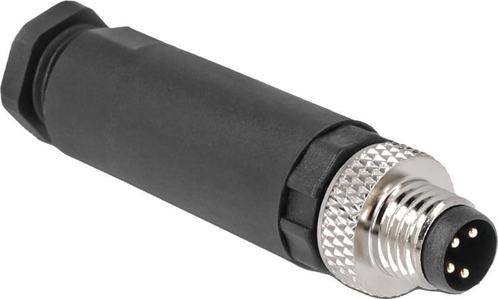 Image du produit Delock Connecteur M8 A-codé 4 broches mâle pour montage avec borne à visser