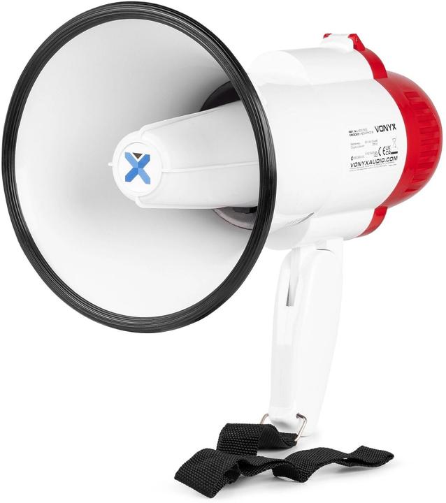 Produktbild Vonyx Megaphon MEG025, Nennleistung: 25 W, Prinzip: Aktiv (Megaphon)