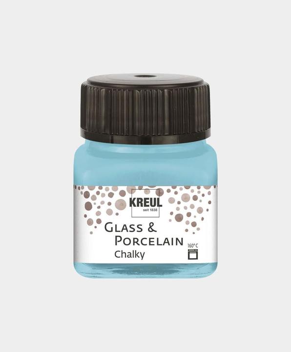 Productafbeelding Kreul Glas & Porselein Krijt, porselein en glasverf (IJsmunt, 20 ml)