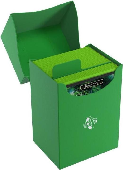 Actual product image Gamegenic GGS25024 - Deck Holder 80+ Green Card Box