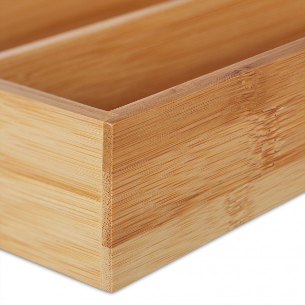 Image du produit Relaxdays Range-couverts en bambou