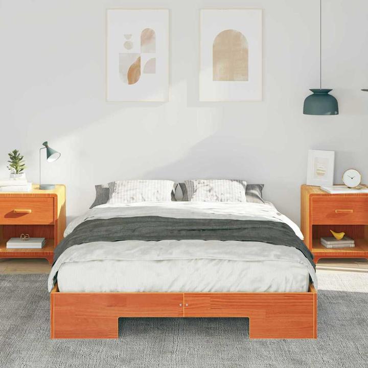 Actual product image vidaXL Bedstead (140 x 190 cm)
