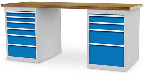 Actual product image Bedrunka & hirth Row workbench (200 cm, 75 cm)