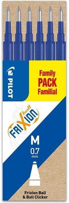 Produktbild Pilot FriXion Refill Set à 6 (Blau, 0.70 mm, 6 Stk.)