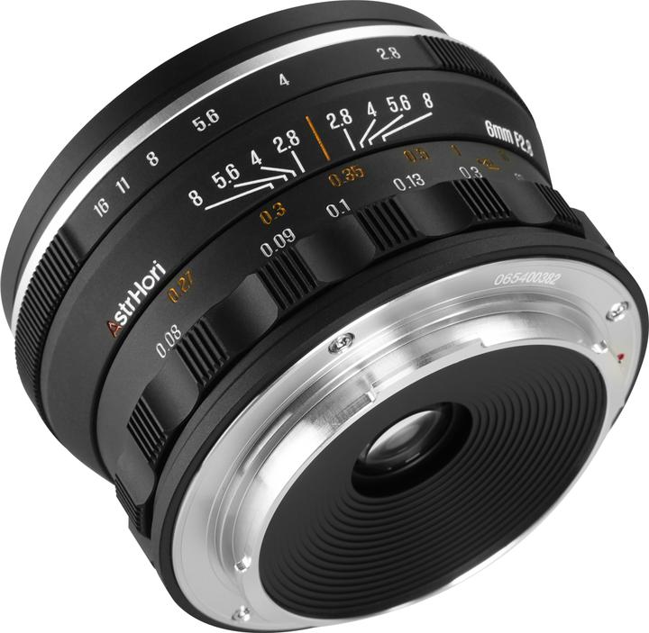 Image du produit AstrHori 6mm F2.8 Leica/Panasonic/Sigma L Mount Full Frame Lens Black (Monture L, Plein format)