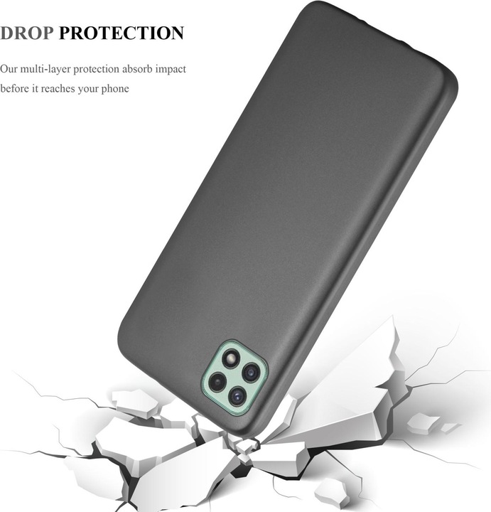 Produktbild Cadorabo TPU Matt Metallic Hülle (Samsung Galaxy A22 5G)