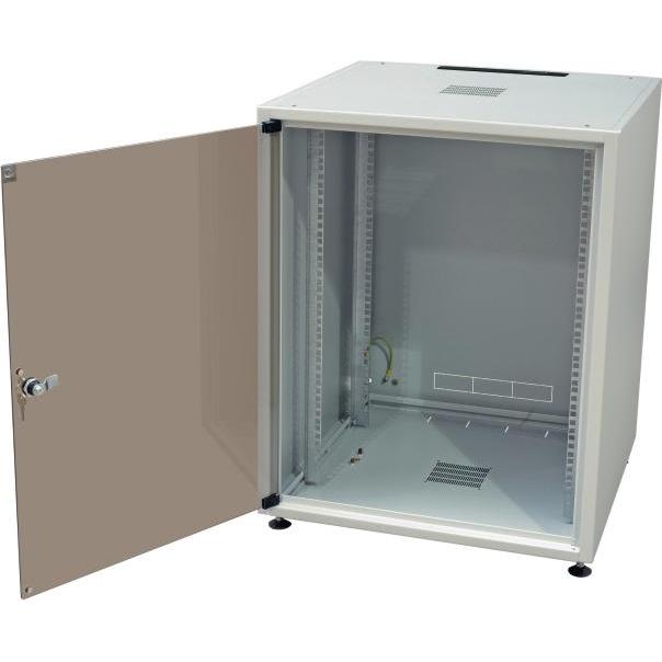 EFB Elektronik Netzwerkschrank (10.29 HE, 19 Zoll Rack), Serverschrank, Schwarz