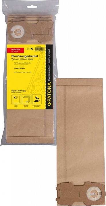 Image du produit Flickbee Sacs en papier pour Vorwerk Kobold VK118/VK122 (10 pcs.) (10 x)