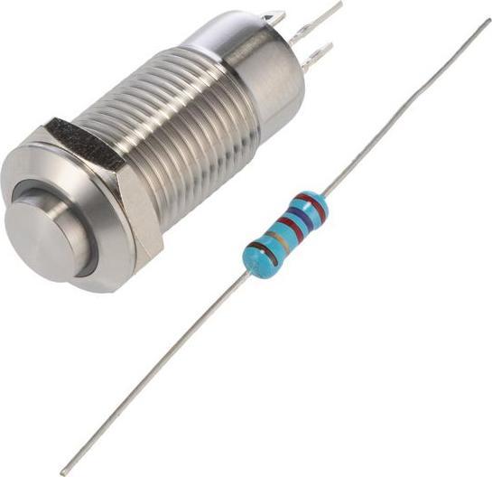 Produktbild RS PRO 12mm,Stainless,yellow,ring,ltch,24V