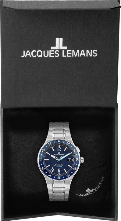 Immagine prodotto Jacques Lemans Herrenuhr Hybromatic (Cronografo, 42 mm)