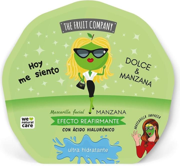 The Fruit Company Masque visage à l'acide hyaluronique Apple (25 ml)