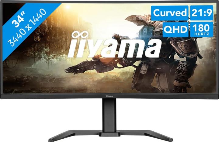 Actual product image iiyama GCB3484WQSU-B1 (3440 x 1440 pixels, 34")