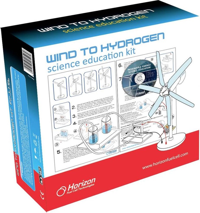 Productafbeelding Horizon Educatief FCJJ-56 Wind naar Waterstof Science Kit Brandstofcel, Windenergie Experiment