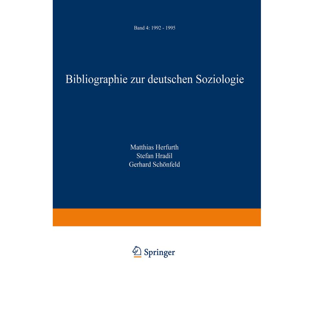 Bibliographie zur deutschen Soziologie, Fachbücher von Stefan Hradil, Matthias Herfurth