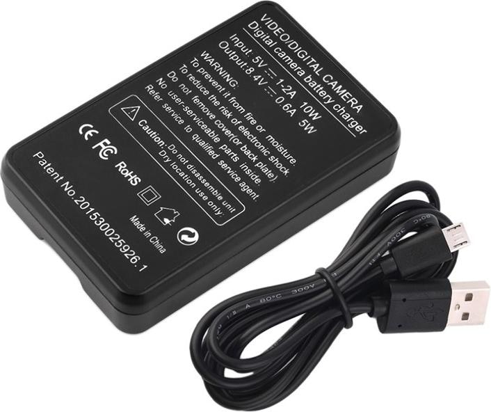 Acconic Chargeur rapide double pour Sony NP-BX1 NPBX1 avec câble USB-C