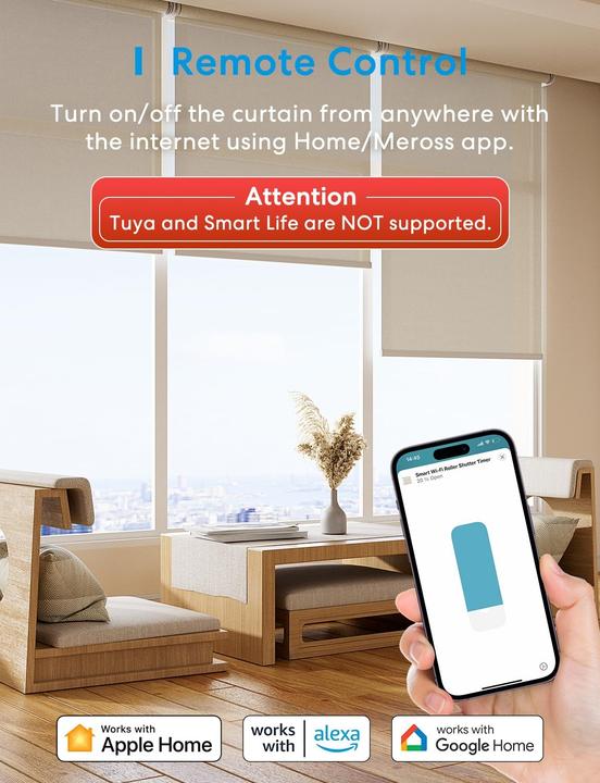 Produktbild Meross Smart Wi-Fi Roller Shutter Timer (1 Pack) MRS100