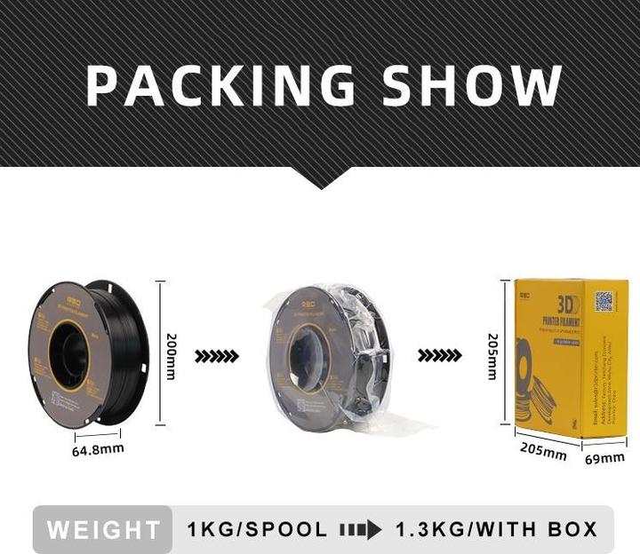 Image du produit R3D Filament Nylon PA6 Blanc 1.75mm 800g (Nylon, 1.75 mm, 800 g)