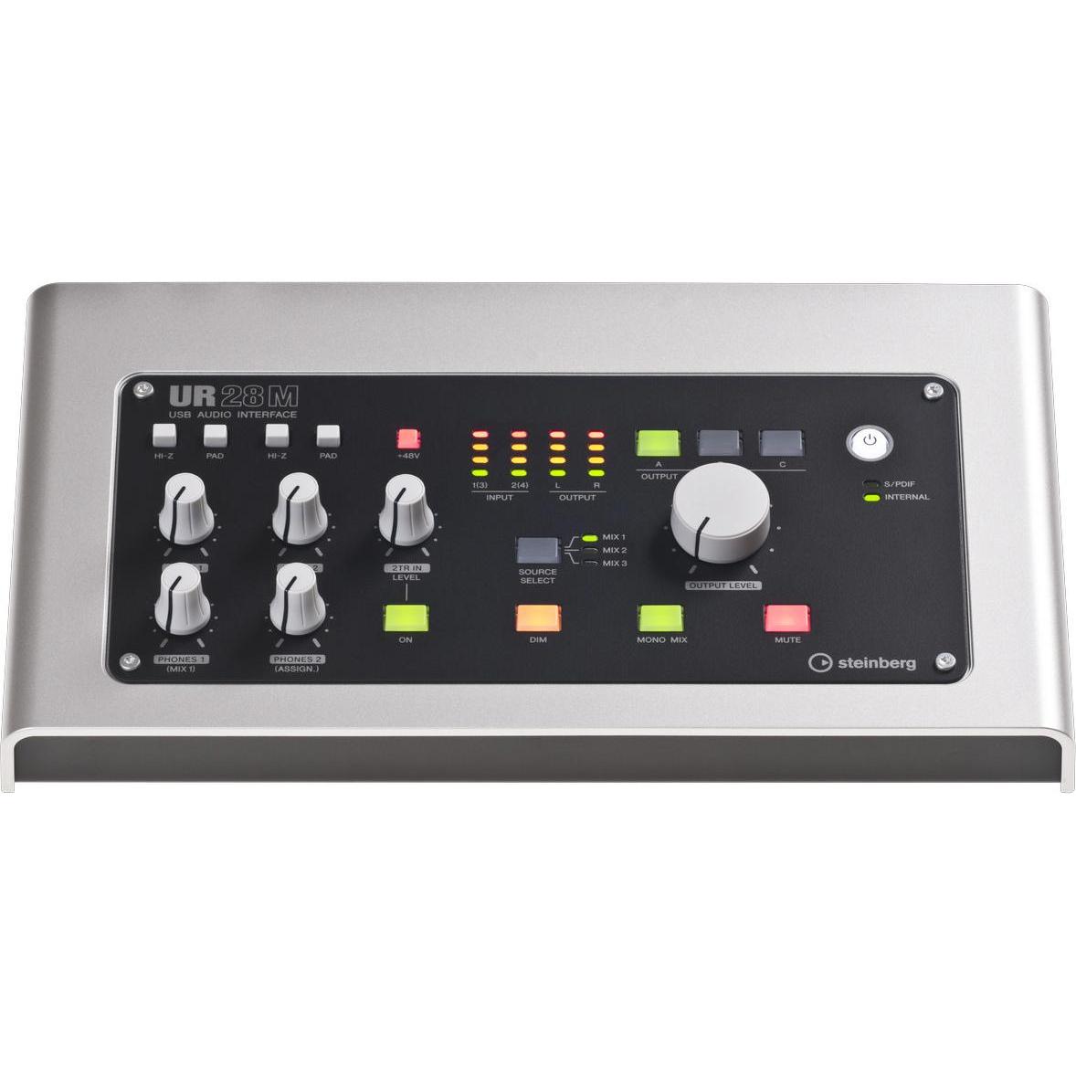 Steinberg UR28M 29,1 cm, Audio Interface, Schwarz, Silber