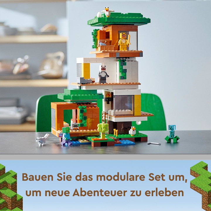 Produktbild LEGO Das moderne Baumhaus (21174, LEGO Minecraft)