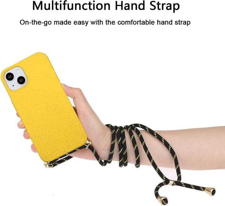 Produktbild König Design Handykette Hülle Handy Schutz für Apple iPhone 15 Case Cover Bumper Etuis Kette