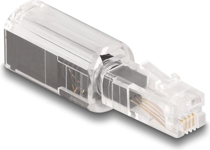 Produktbild Delock Telefonkabel-Verdrehschutz Adapter RJ10 Stecker zu RJ