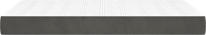 Image du produit vidaXL Taschenfederkernmatratze Dunkelgrau Samt (120 x 220 cm, Noyau de printemps)
