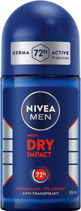 NIVEA MEN Multipack Dry Impact Spray (6 Stück) (Rol op, 50 ml)